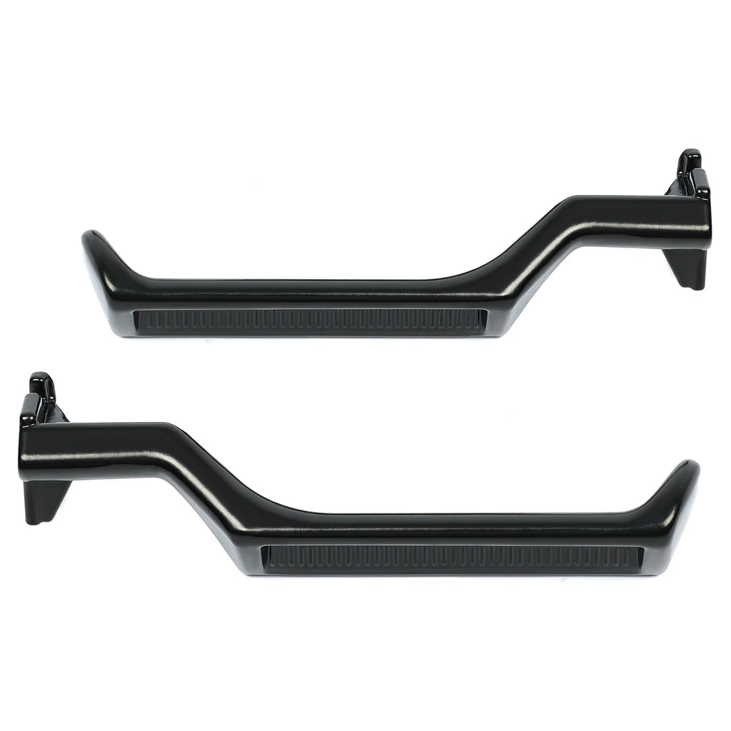 Set of 2 Black Metal Interior Door Handles for Ford F150 F250 F350 Bronco (1987–1996)