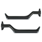 Set of 2 Black Metal Interior Door Handles for Ford F150 F250 F350 Bronco (1987–1996)