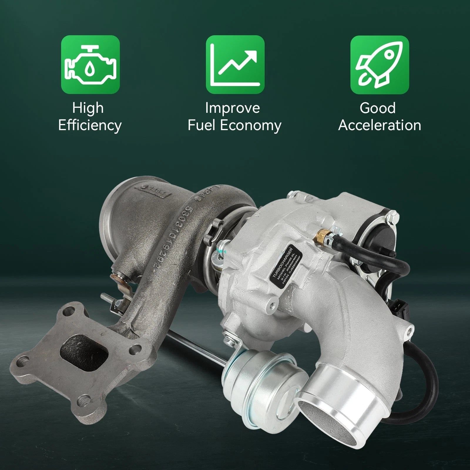 K03 Turbocharger for Ford Escape, Focus, Fusion, Taurus, Lincoln MKC, MKZ (2.0L)