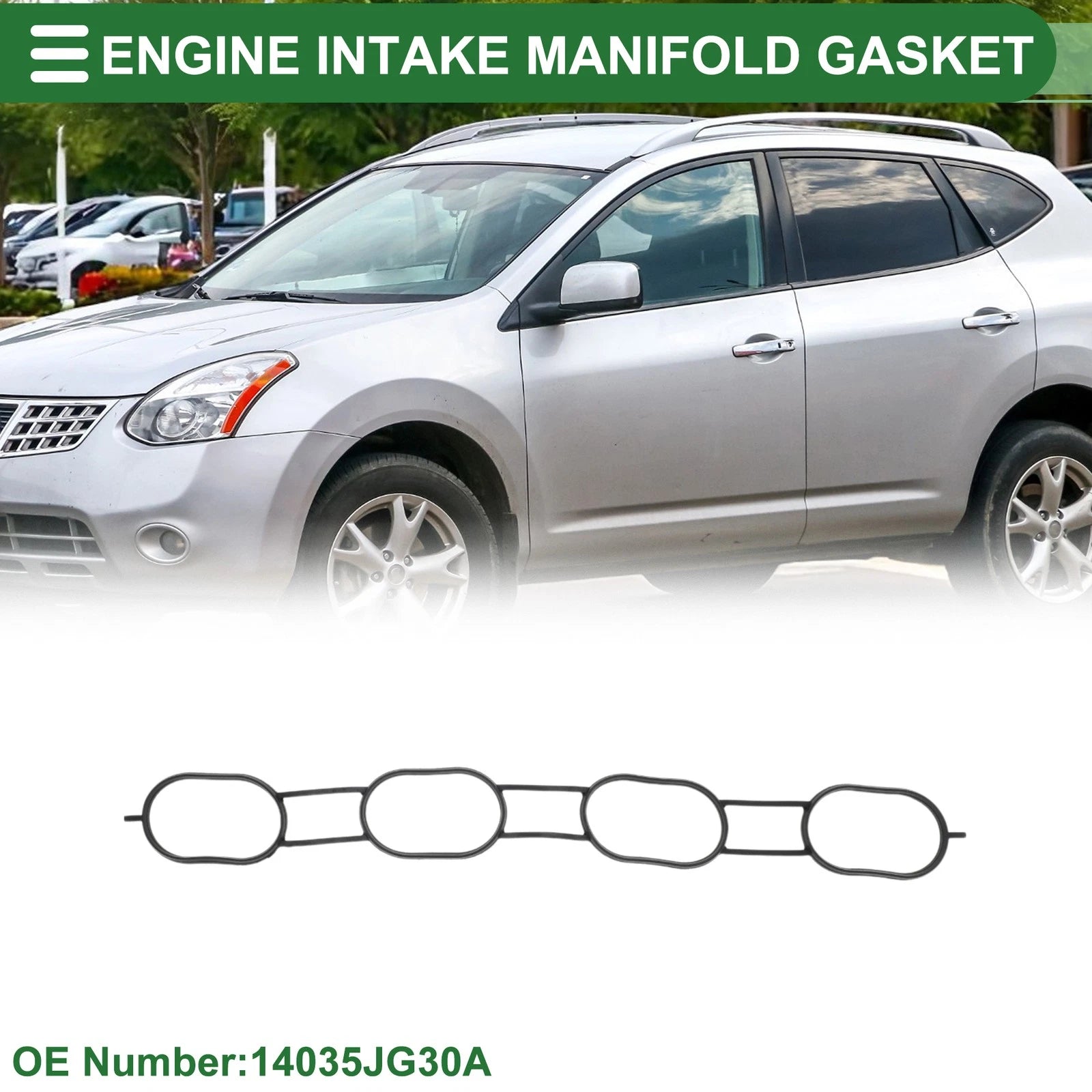 Engine Intake Manifold Gasket for Nissan Rogue (2010–2013) No. 14035JG30A