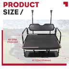 Rear Flip Seat Kit for EZGO TXT Golf Cart (Year Range Not Specified)