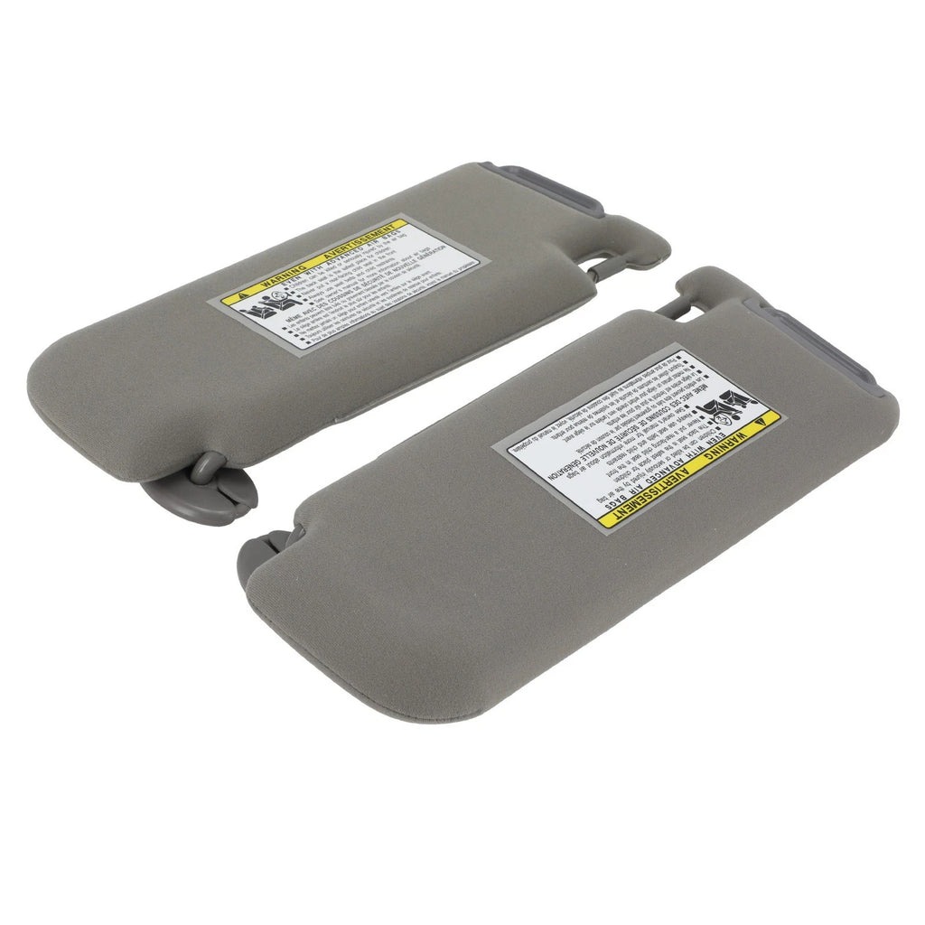 Set of 2 Front Sun Visors for Toyota Camry (2012–2017) Gray