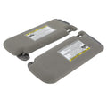 Set of 2 Front Sun Visors for Toyota Camry (2012–2017) Gray