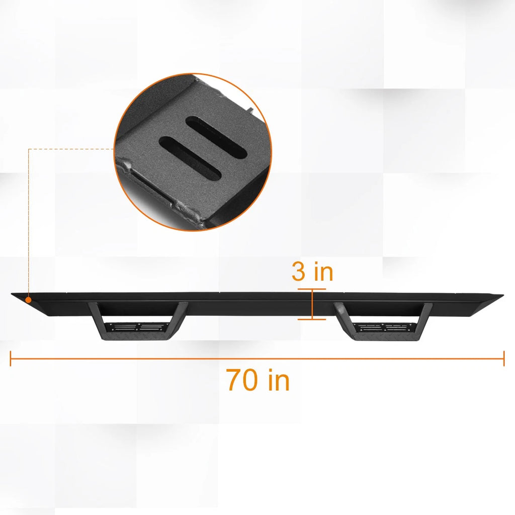 3" Side Nerf Bar Running Board for Colorado/Canyon (2015–2024)