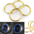 4X Stainless Steel Air Vent Outlet Ring Trims for Audi A3 8V (2012–2019)