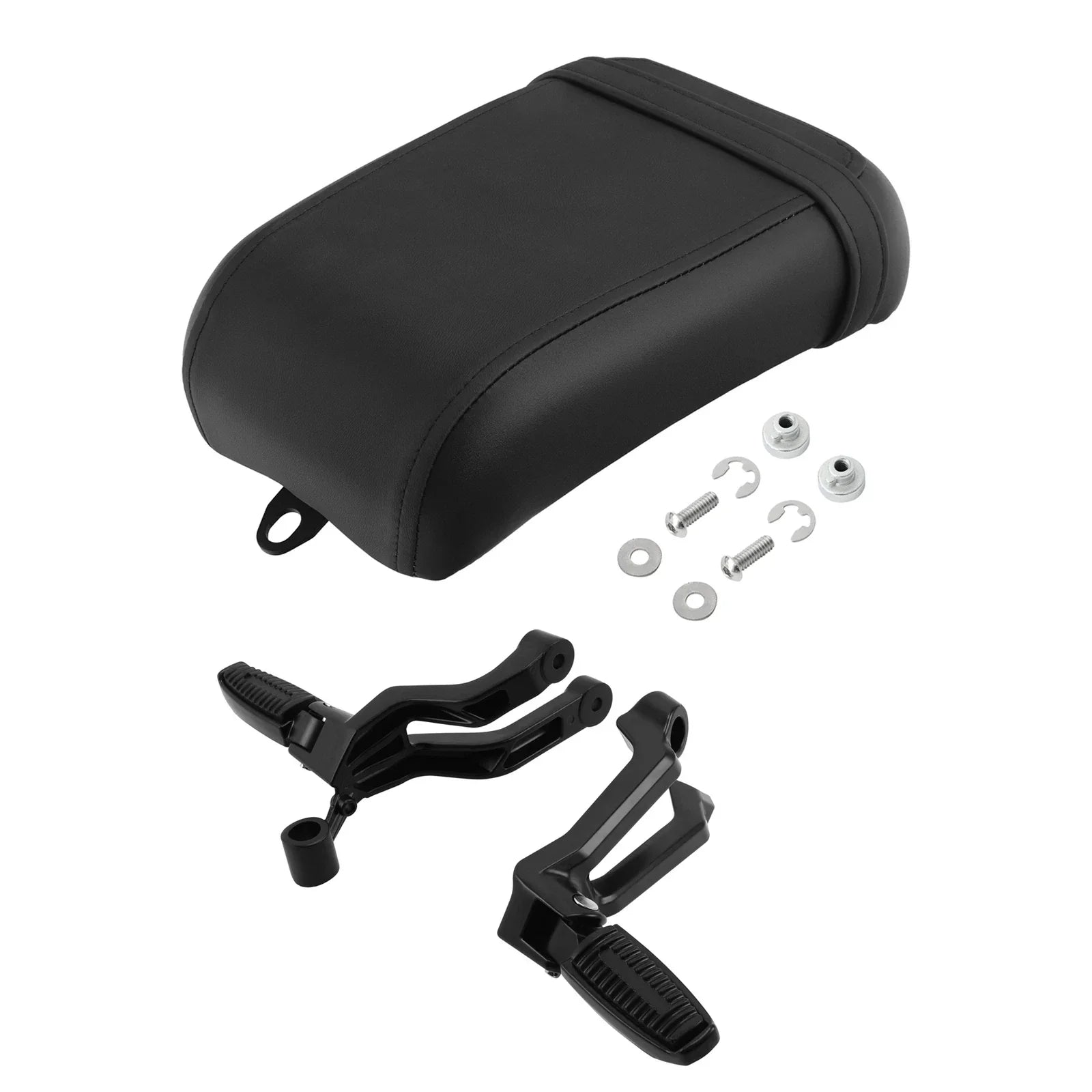 Black Passenger Seat Foot Pegs Bracket for Harley Nightster RH975S (2022-2025)