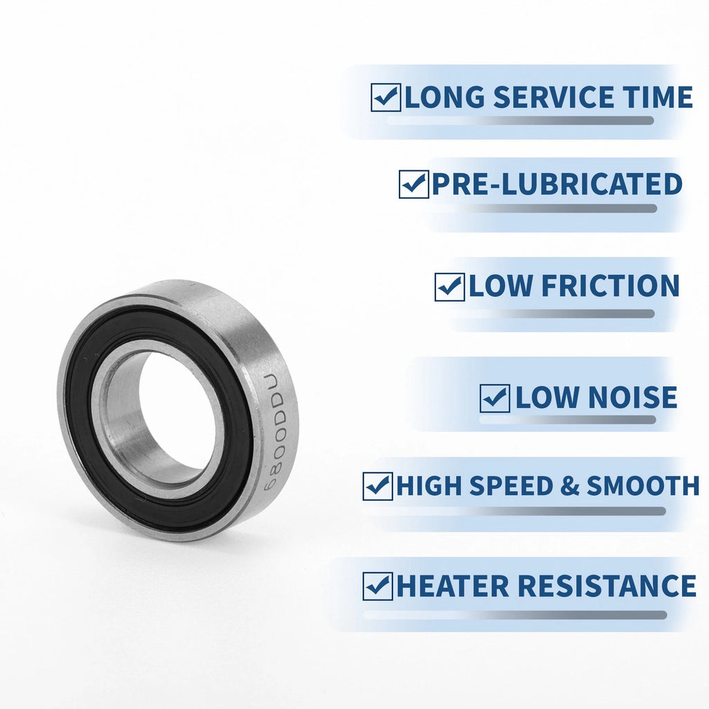 Deep Groove Ball Bearing 10x19x5mm for Scooter Skateboard (6800DD)