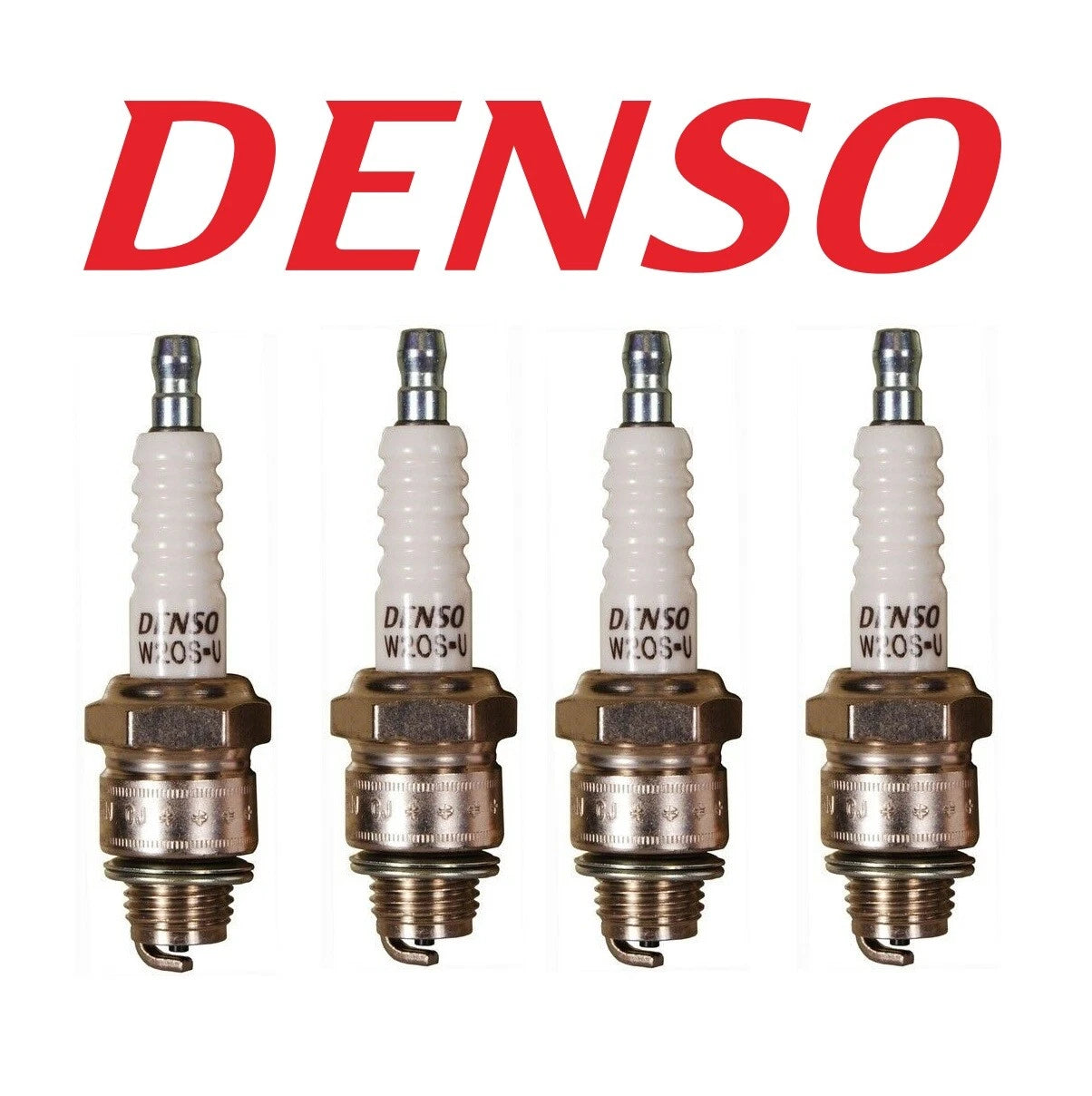 Set of 4 Spark Plugs for Chevy C10 Pickup GMC Sprint Jeep Dispatcher (L4 V8)