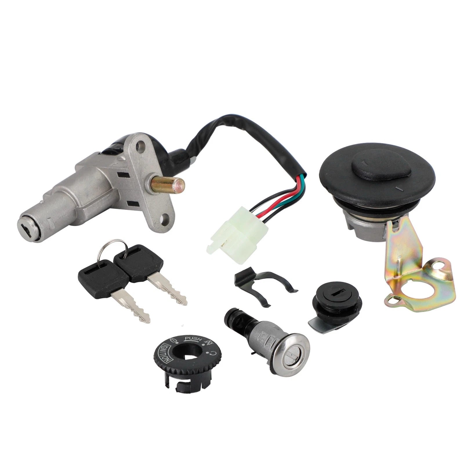 Ignition Switch Lock Set for GY6 50-150cc Scooter (Jonway, Coolster, Baotian)