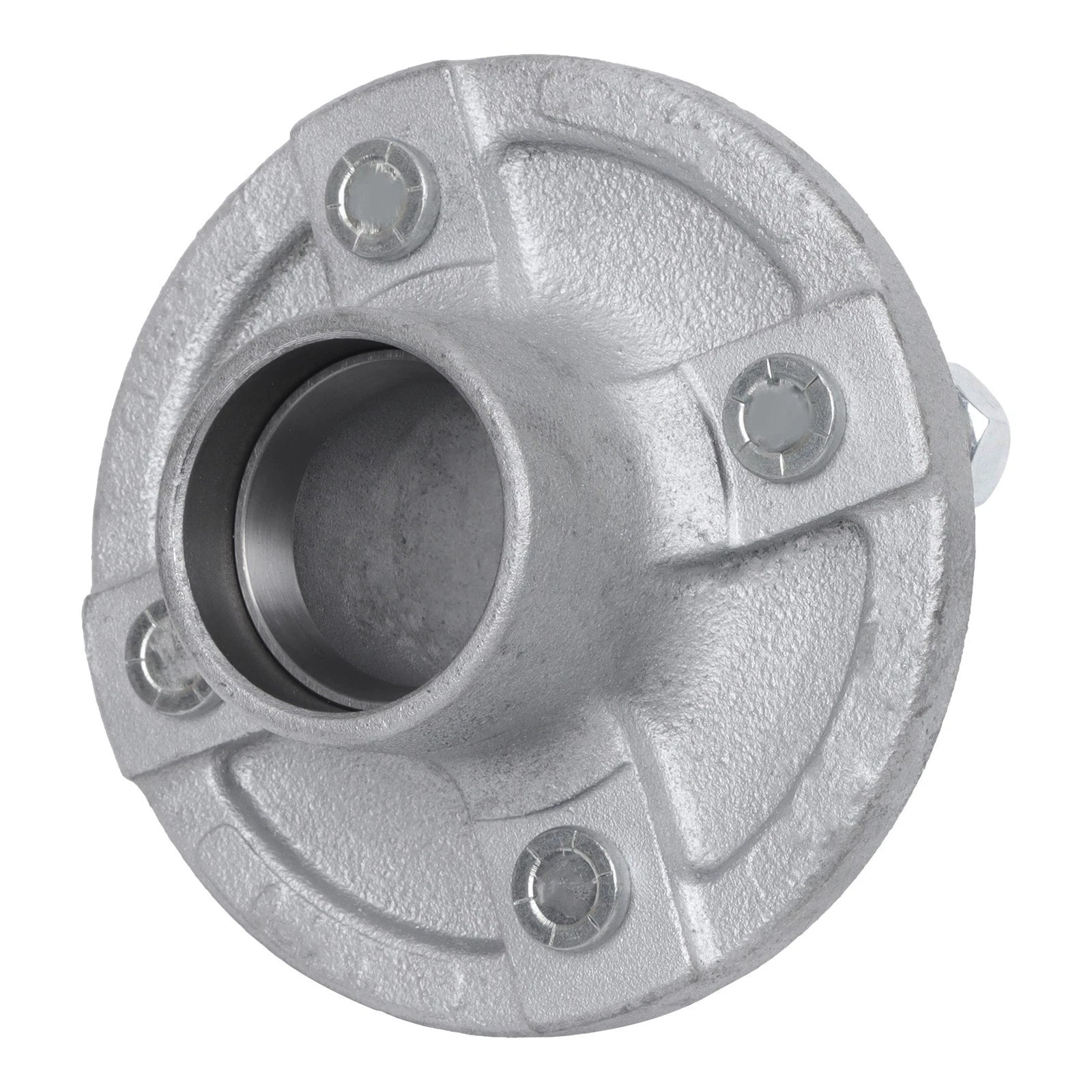 Set of 4 Hot Dipped Galvanized Trailer Hubs for 2000 lbs Axles (1" Spindle)