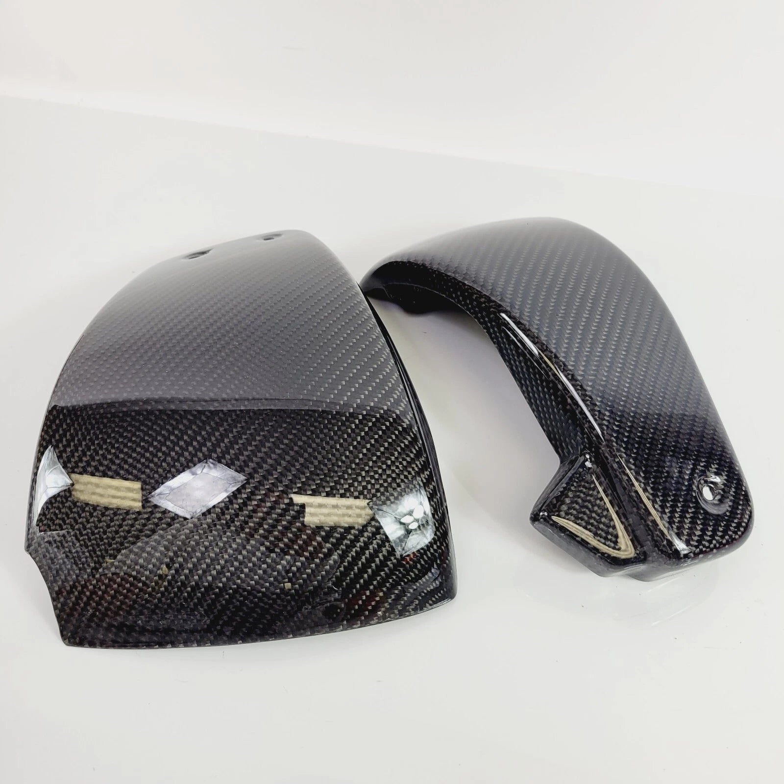 Carbon Fiber Battery Side Covers for Harley M8 Softail (2018–2023)