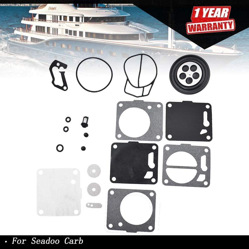 Carburetor Rebuild Kit for Seadoo XP SP SPI SPX GTX GTS GS GSI (1990–2006)