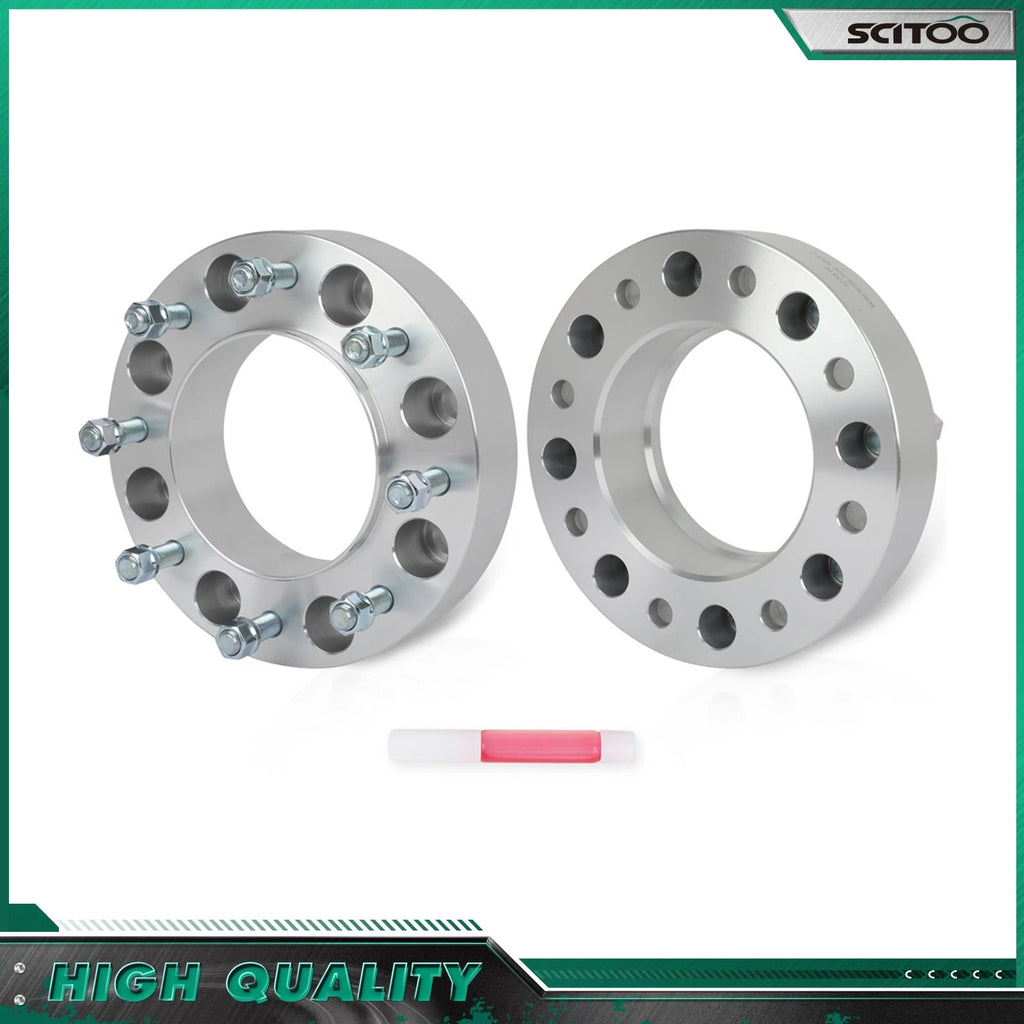 2X 2" Hub Centric Wheel Spacers 8x200 14x1.5 for Ford F-350 Super Duty (2005–2024)