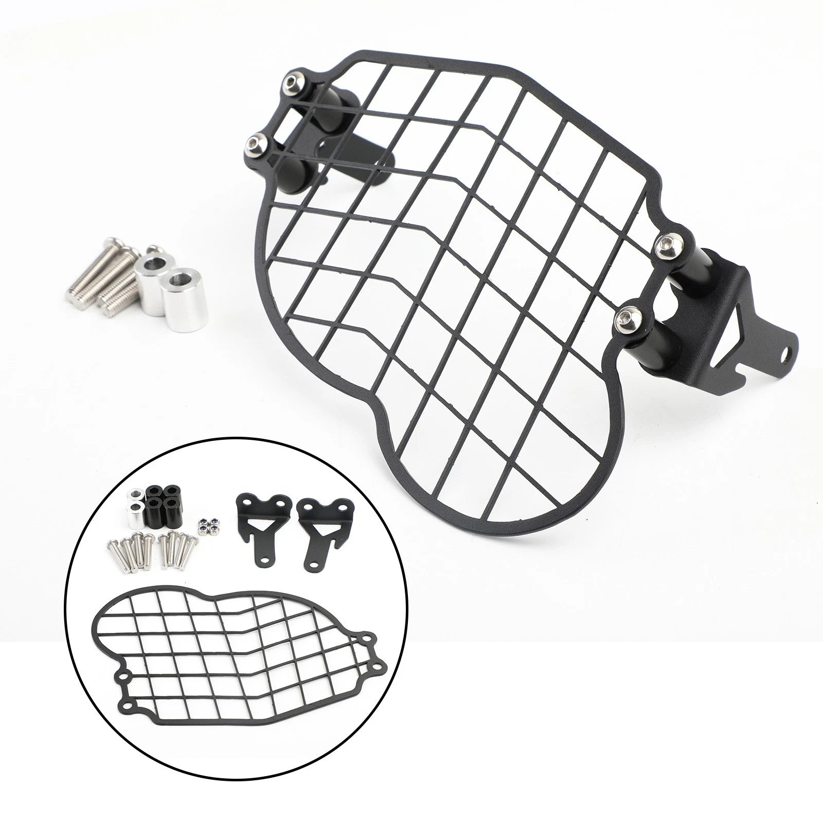 Stainless Steel Headlight Guard Grill Protector for BMW G650GS Sertao (2011–2017)