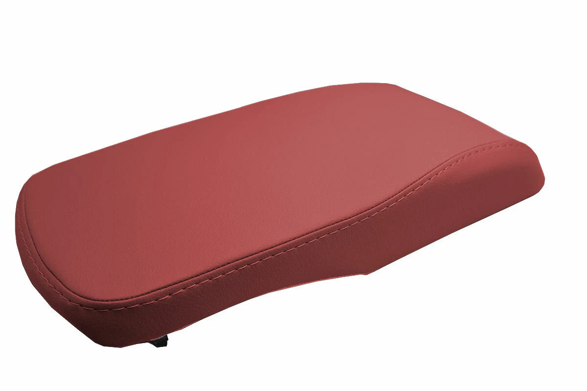 Leather Console Lid Armrest Cover for Toyota Avalon (2013–2018) Red