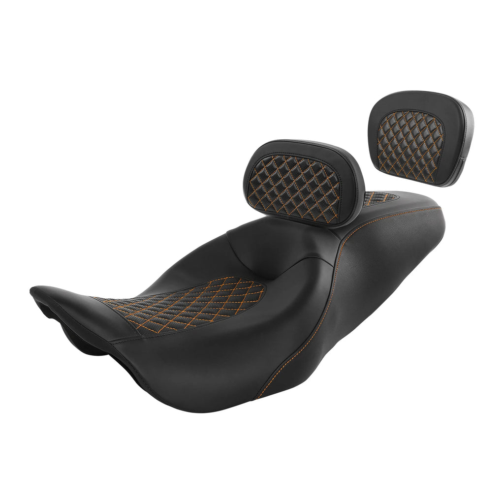 Seat Pad Backrest for Harley Road King Glide (2009–2023)