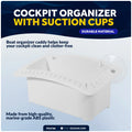 Boat Caddy Organizer Suction Cups for (Drainage, Knife, Plier, 26 Lure)