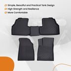 Set of 4 All-Weather Floor Mats for Buick Encore, Chevy Trax (2013–2022)