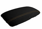 Console Lid Pull Over Cover Leather for Honda Accord (1998–2002) Orange Stitch
