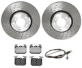 Brembo Front Brake Kit for BMW F22 F36 (2014–2020) - Disc Rotors, Low-Met Pads, Sensor