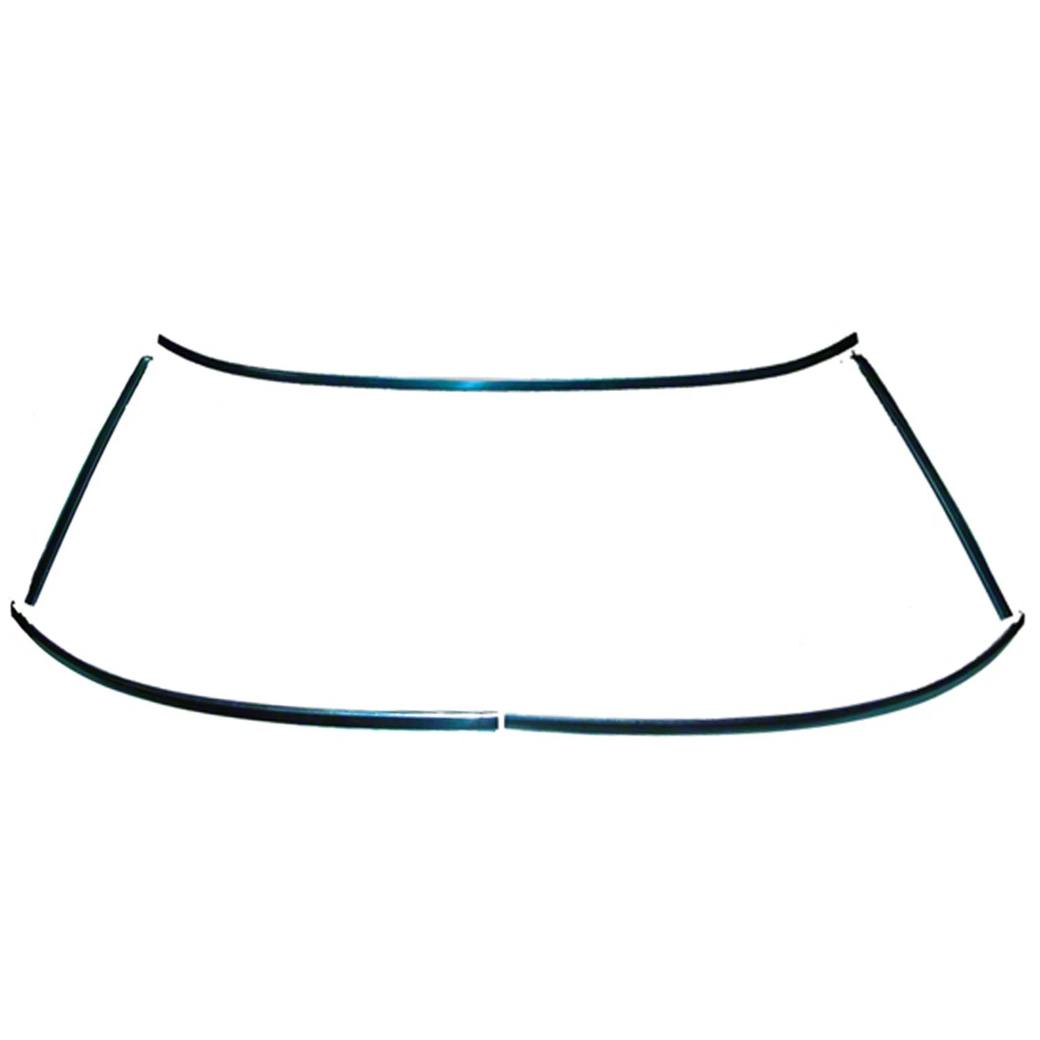 Replacement Windshield Reveal Moulding Set for Jeep Wrangler (2007–2018)