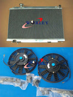 Aluminum Radiator & Fans for Nissan Fairlady 350Z Z33 (2003-2006)