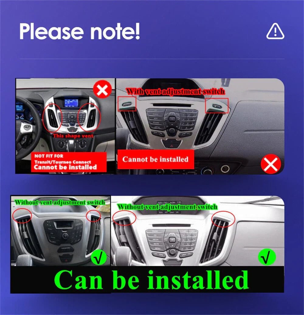 9.7" Vertical Android 12 Car Stereo Radio GPS for Ford Transit Tourneo Custom