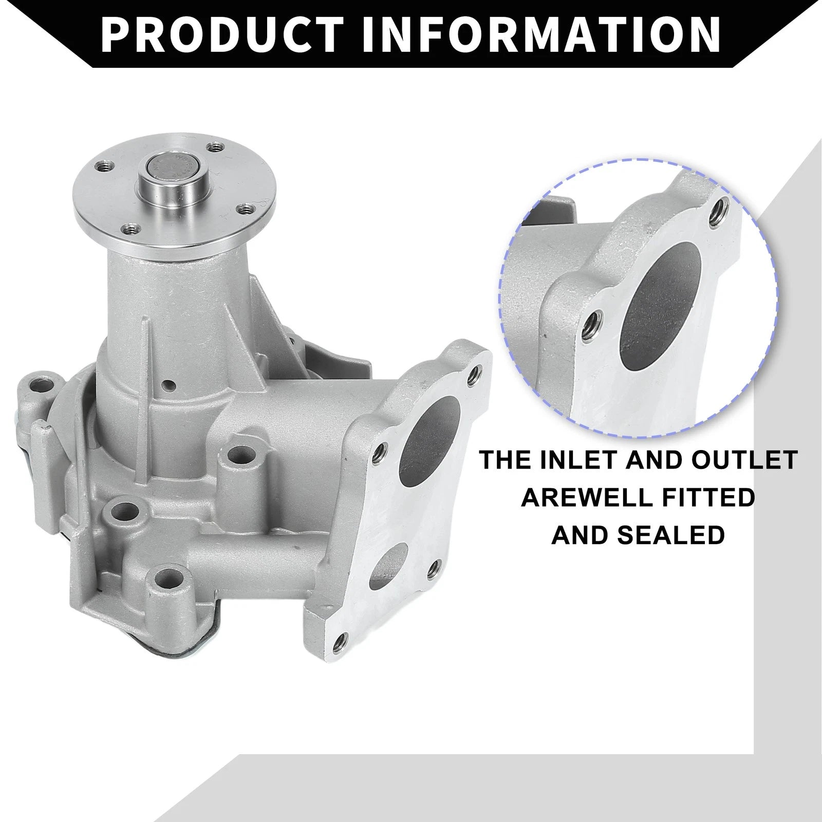 Water Pump with Gasket Kit for Dodge H100 (2006–2013) No.MD972002