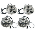 Front & Rear Wheel Bearings & Hubs Kit for Ford Expedition Navigator (2007–2010)