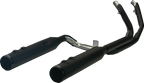 2-into-1-into-2 Dominator-SR Exhaust System for - Black