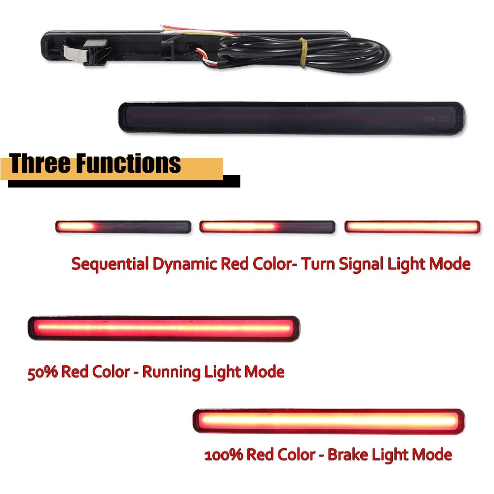 48-LED Sequential Signal Tail Lamps for Acura TSX (2009–2014)
