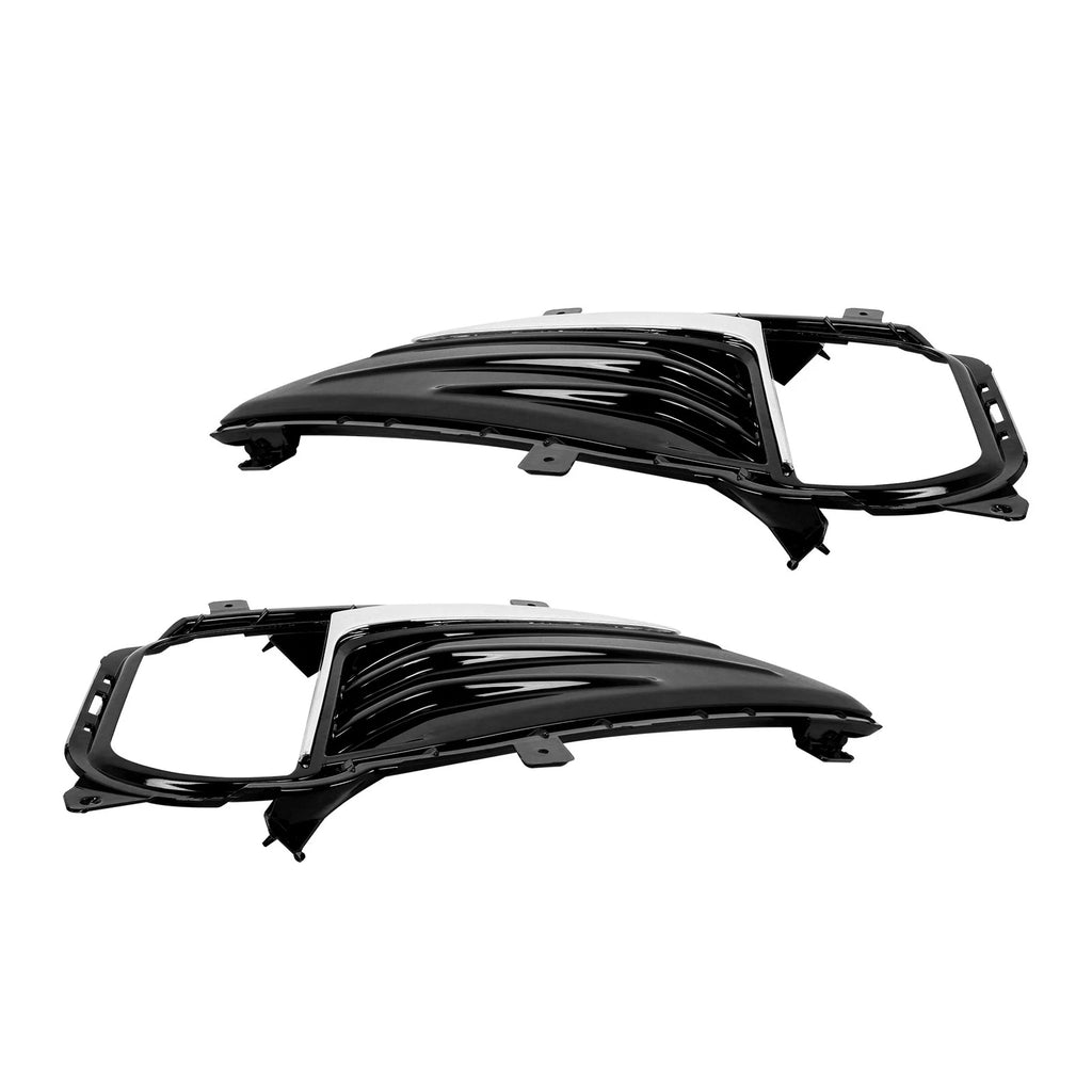 Chrome Fog Light Lamp Covers for Ford Edge (2019-2022)