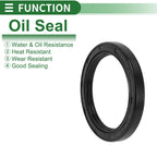 Oil Seal   - NBR Rubber 55x72x8mm