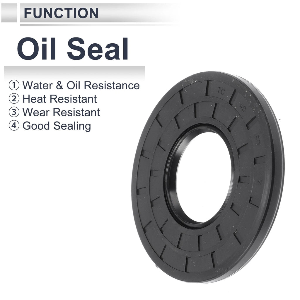 Set of 5 Oil Seal Rotary Shaft Seal Nitrile Rubber 40x90x7mm