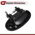 Exterior Door Handle for Hyundai Elantra Front Left Black ABS (2011-2016)
