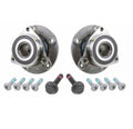 Set of 2 Rear Wheel Bearing and Hub Assemblies for Audi VW