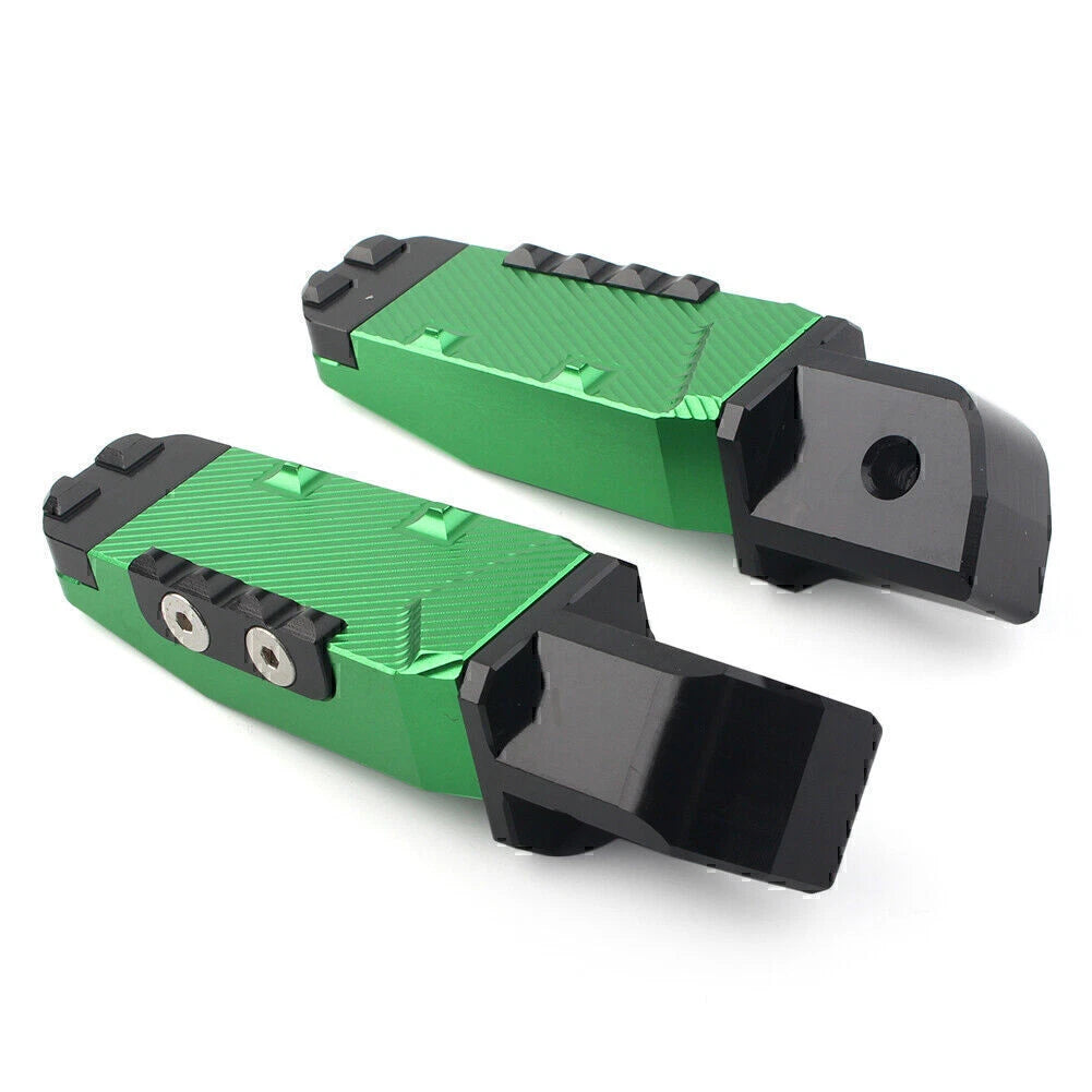 CNC Aluminum Foot Pegs for Kawasaki ZX10R ZX6R ZX9R Z650 Z750 Z800 (2004–2023)