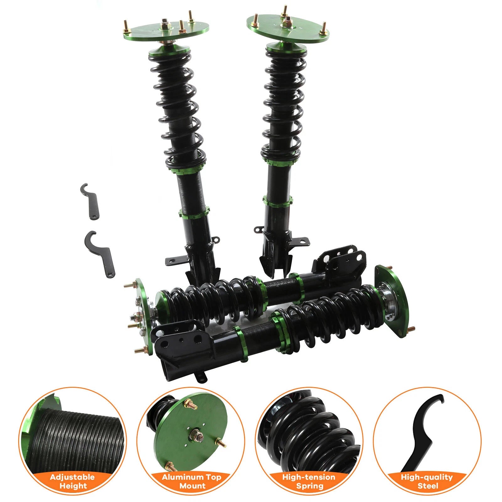 Coilovers for Dodge Neon SRT-4 (2003–2005) Adjustable Height Full Set
