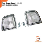 White Lens Front Corner Turn Signal Light for Holden Rodeo TF TFR (1997-2003)