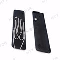 Flame Saddlebag Latch Cover for Harley FLHR Road King (1994–2013)