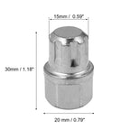 17/7PT Solid Auto Anti Theft Wheel Lock Lug Nut Key for BMW 