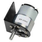 DC Gear Motor 12V 7RPM with D Shaft JGB37 for Automotive Applications