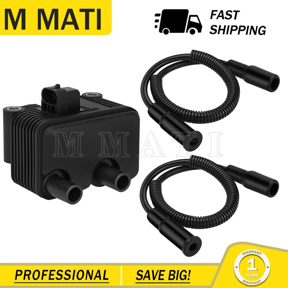 Ignition Coil for Harley Davidson Sportster 1200 Custom XL1200C (2004–2023)