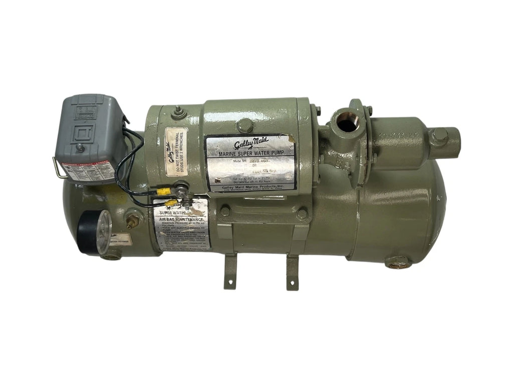 Galley Maid Water Pressure Pump w/ Accumulator Tank 7 GPM 24V MR Series