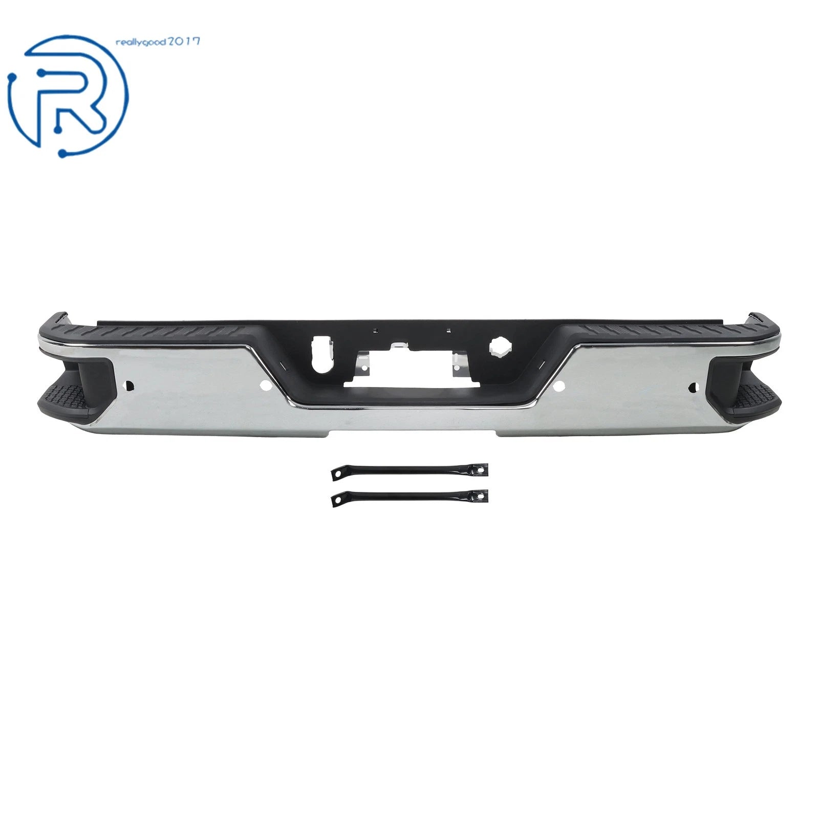 Chrome Rear Bumper for Sierra Silverado 2500 3500 (2020-2024)