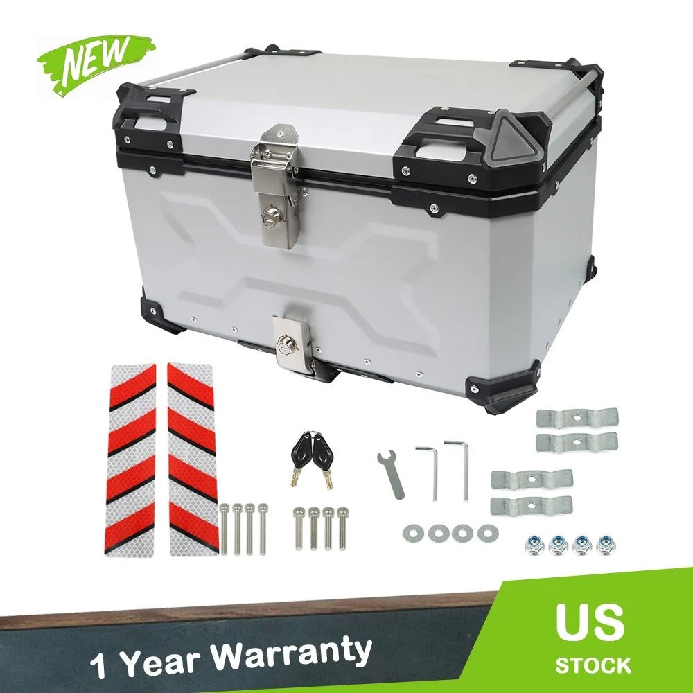 Motorcycle Trunk Tour Tail Box for Scooter (Waterproof, 65L)
