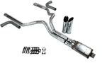Dual Exhaust Kit for Dodge Ram 1500 (1994–2003) 3" Side Exit Chrome Tips