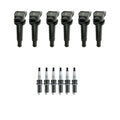 Set of 6 NGK Ignition Coils & Platinum Spark Plugs for Santa Fe, Optima (2001–2006)