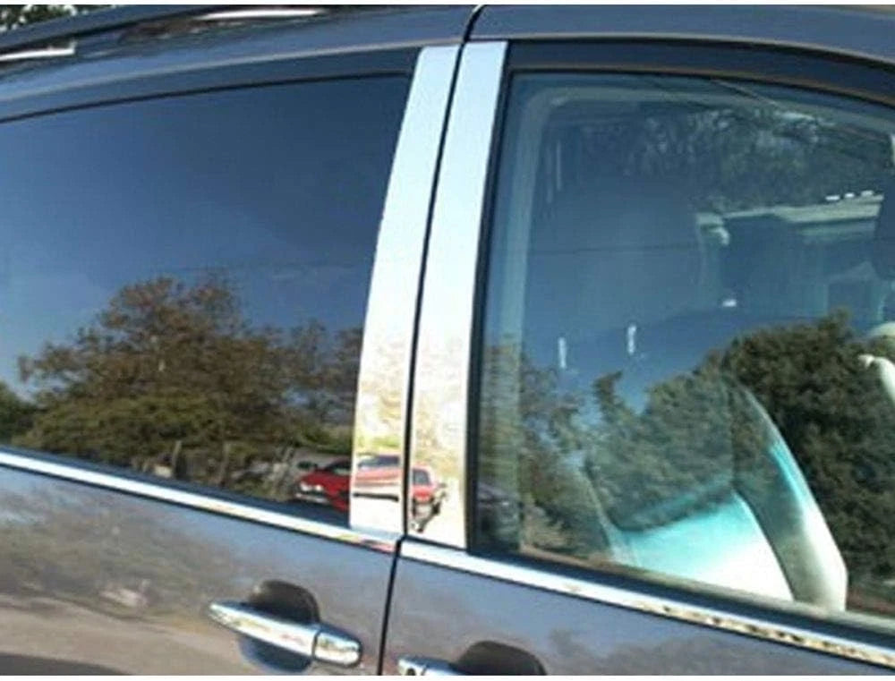 4pc. Luxury FX Stainless Steel Pillar Post Trim for 2004-2010 Toyota Sienna