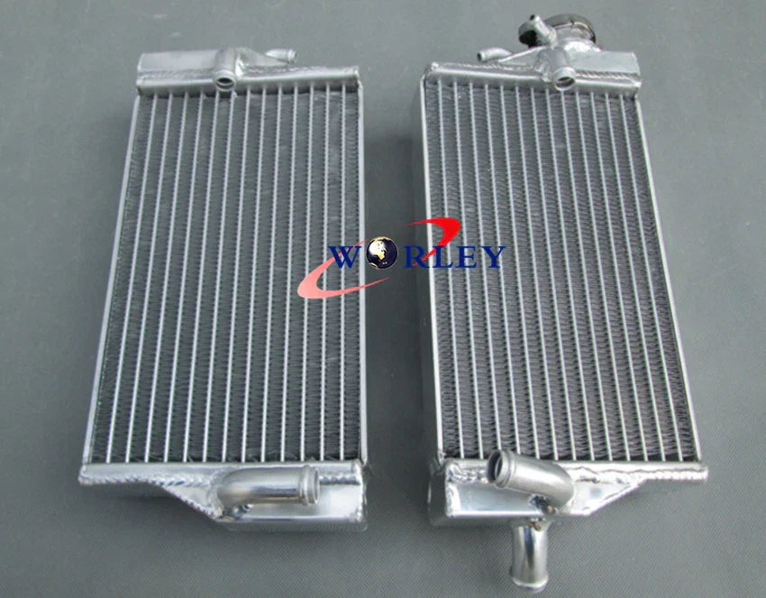 Aluminum Radiator + Blue Hose for Honda CR125 CR125R (2002-2003)